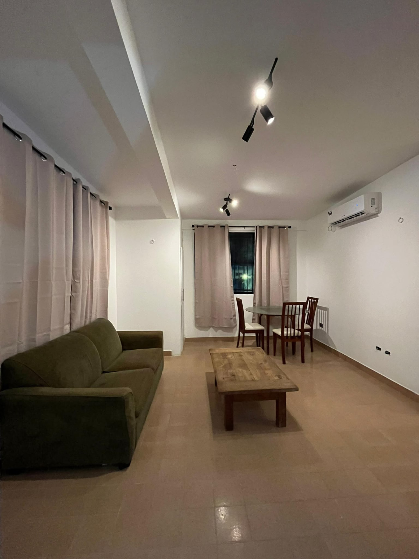Sala y comedor de Casa Playera